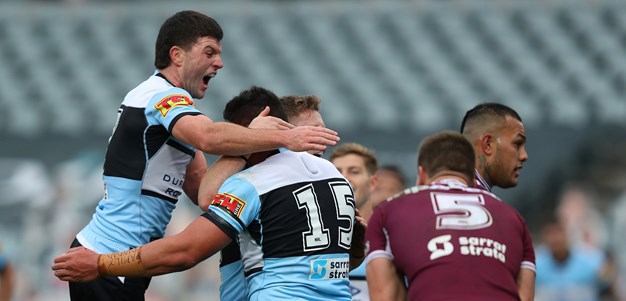 Key trio unlock Sharks' feeding frenzy against Sea Eagles