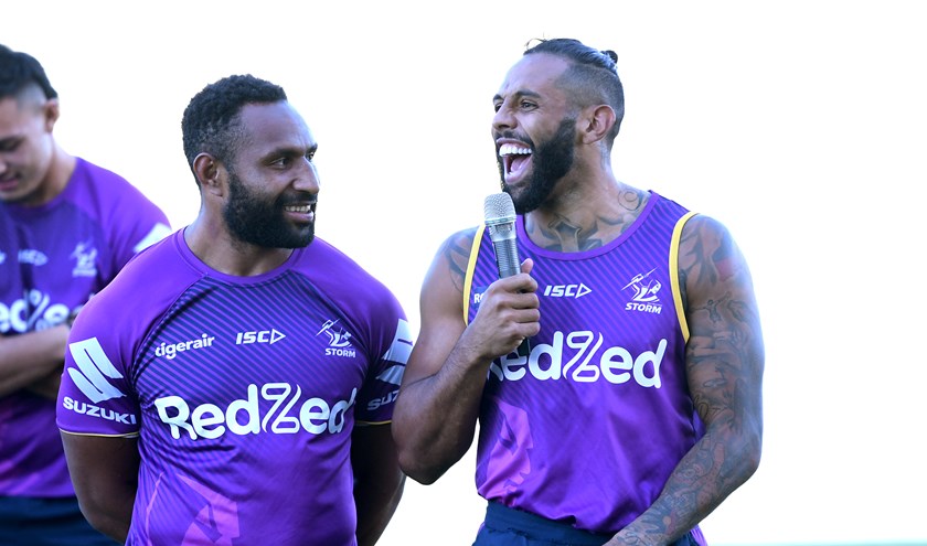 Storm stars Justin Olam and Josh Addo-Carr.