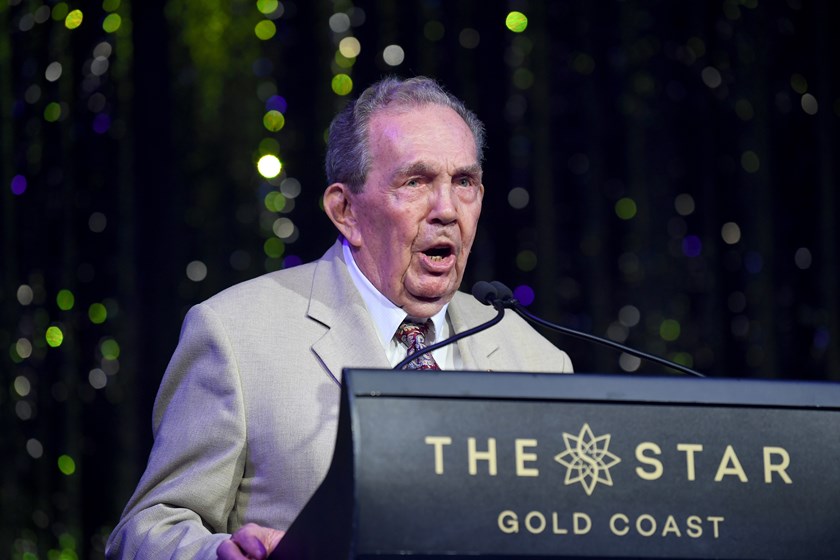 Paul Broughton at the 2019 Titans awards night.