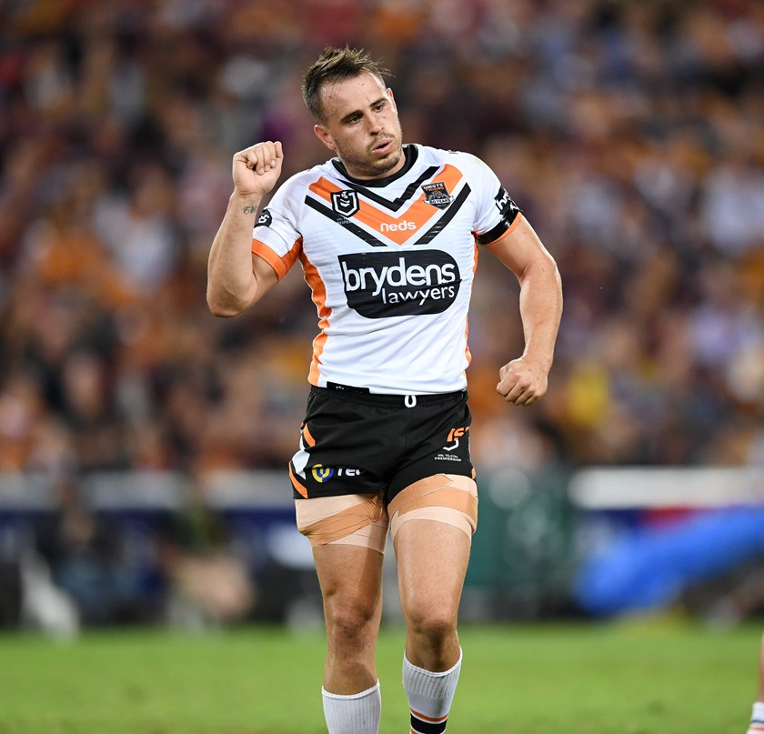 Wests Tigers playmaker Josh Reynolds.