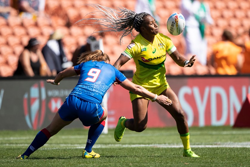 Rugby sevens superstar Ellia Green 