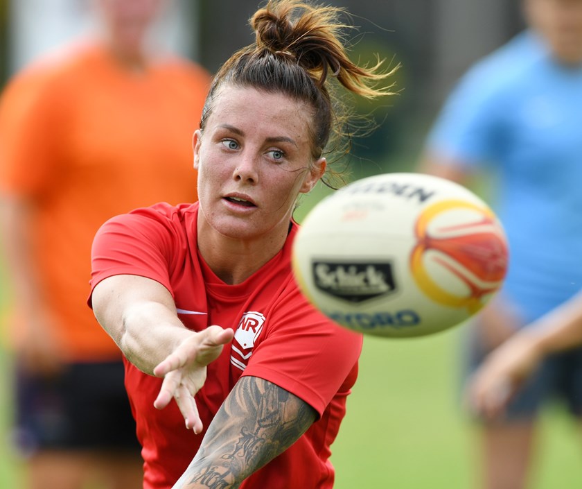 Broncos NRLW Nines player Jayme Fressard.