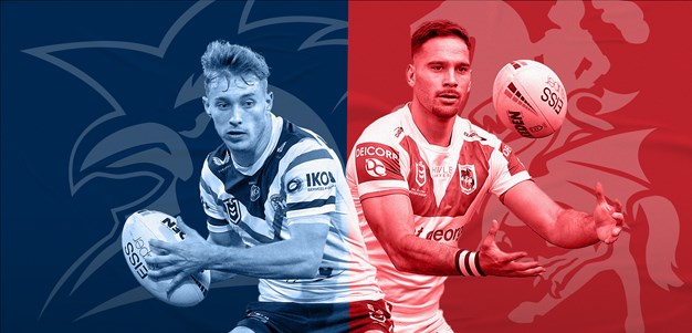 Roosters v Dragons: Collins to start; Bird into halves