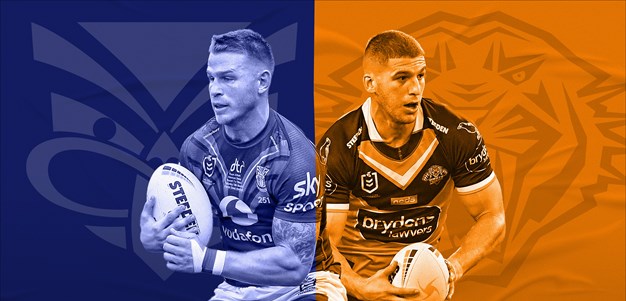 Warriors v Wests Tigers: Walsh gets nod at fullback; Simpkin in