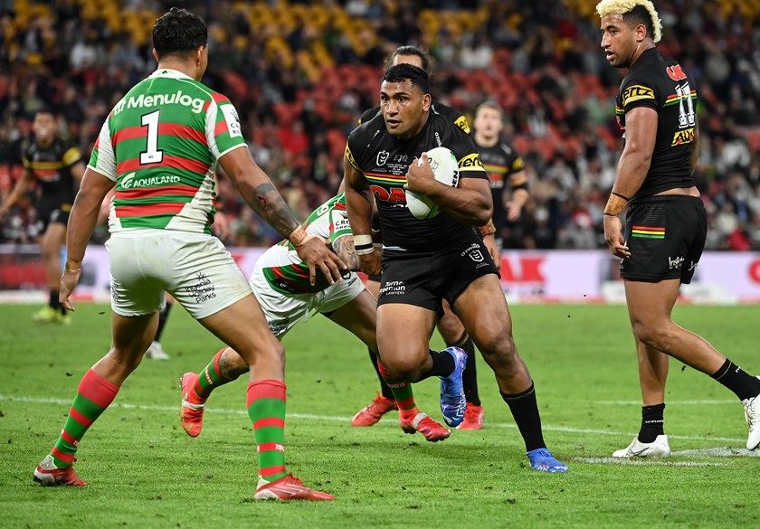 Tevita Pangai jnr in his Penrith debut.