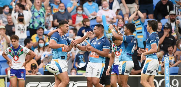 Titans eliminate Sharks from finals equation with fiery Warriors rout