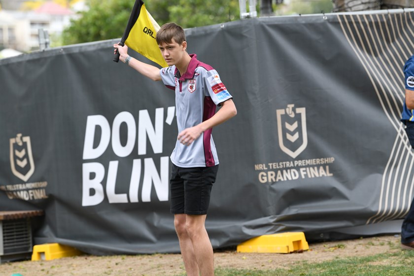 A participant at the referees coaching clinic in Brisbane.