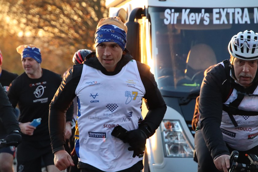 Kevin Sinfield during his 100 mile run