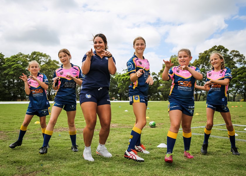 Parramatta Eels NRLW star Kennedy Cherrington.