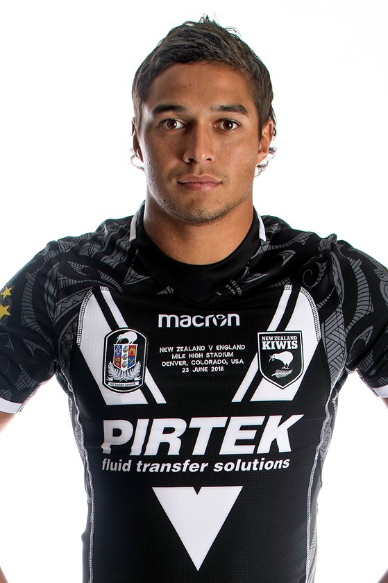 Te Maire Martin in his last appearance for the Kiwis back in 2018.