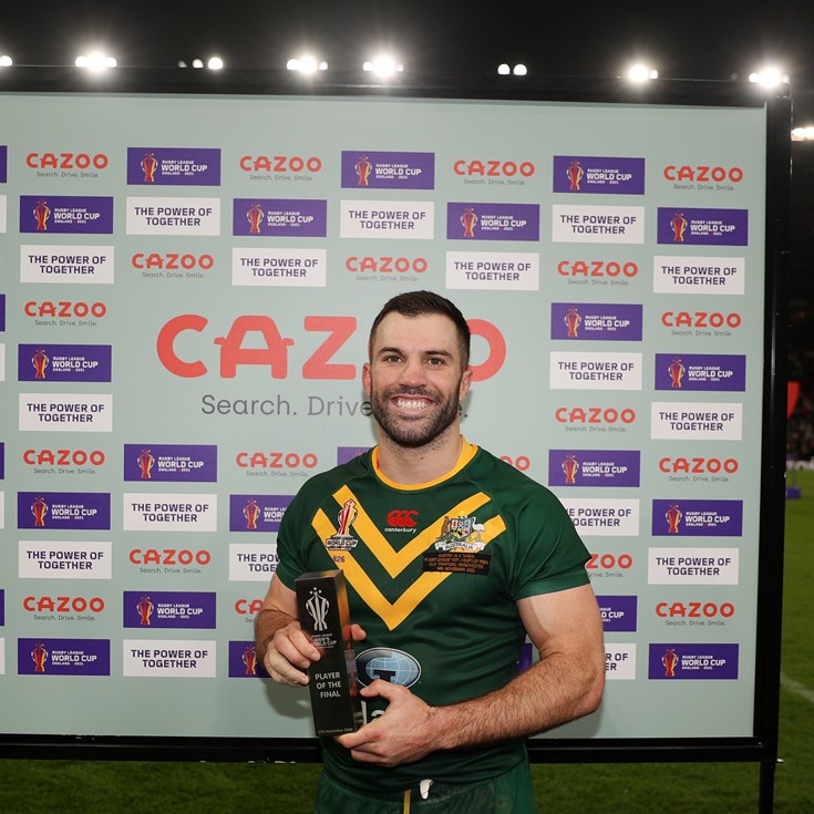 Teddy terrific: Kangaroos captain named player of the final