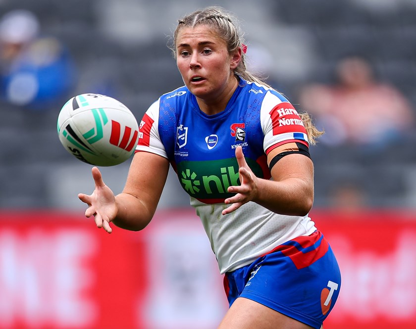 Sheridan Gallagher is starring in her first season of NRLW after switching from soccer