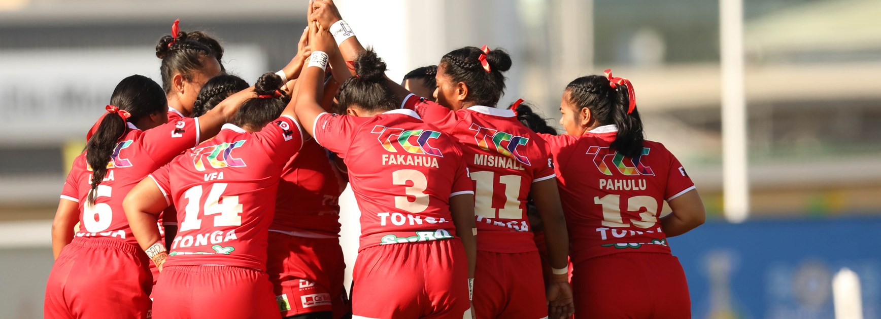 The Tonga women's squad comprised 10 players from the island nation