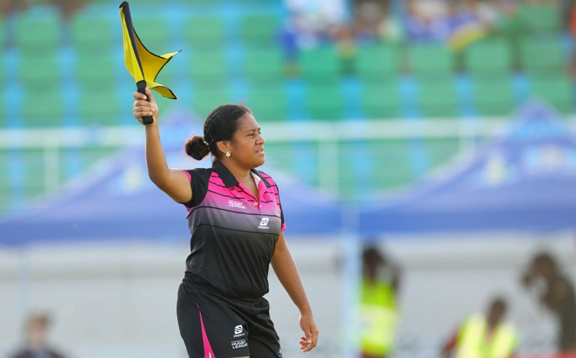 Fiji’s Sainimere Vateitei and Cook Islands’ Patricia Taea became the first Pacific women to referee at an international rugby league tournament at Sol2023.