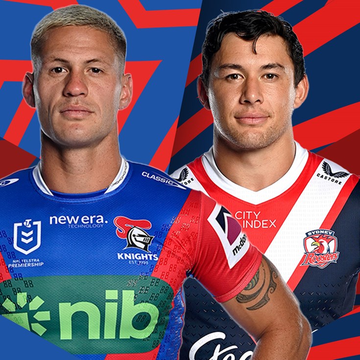 Knights v Roosters: Marzhew in the mix; Teddy, Walker, Young all out
