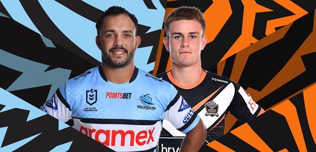 Sharks v Wests Tigers: Hynes, Talakai out; Lobb in for Olam