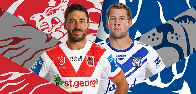 Dragons v Bulldogs: Frontrow switch for Dragons; Same 17 for Ciraldo