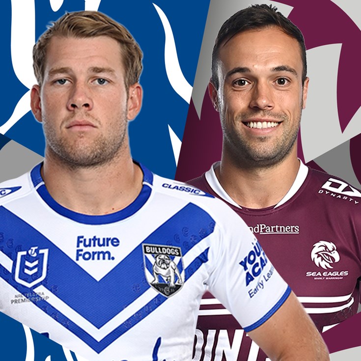 Bulldogs v Sea Eagles; Crichton banned; Talau back on deck