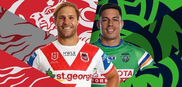 Dragons v Raiders: Liddle returns; Fogarty in, Rapana out