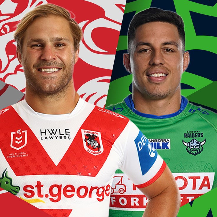 Dragons v Raiders: Liddle returns; Fogarty in, Rapana out