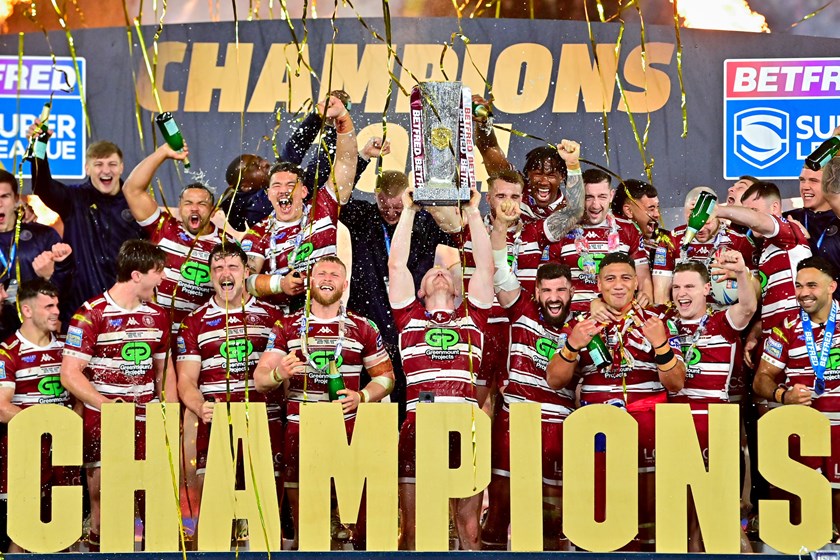 Wigan have now completed the Grand Slam of English rugby league.