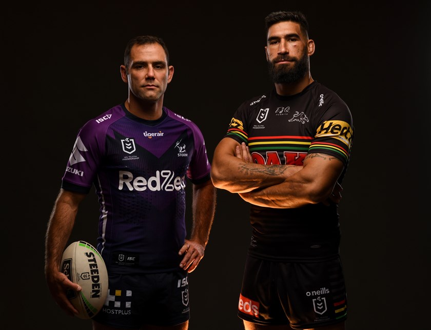 James Tamou and Cameron Smith were rival captains when Penrith met Melbourne in the 2020 grand final.