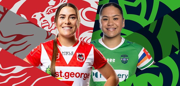 Dragons v Raiders: Berry catches fire; Canberra  deaLt forward blow