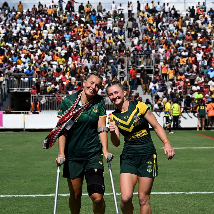 NRLW Casualty Ward: Jillaroos star Brown injured in PNG