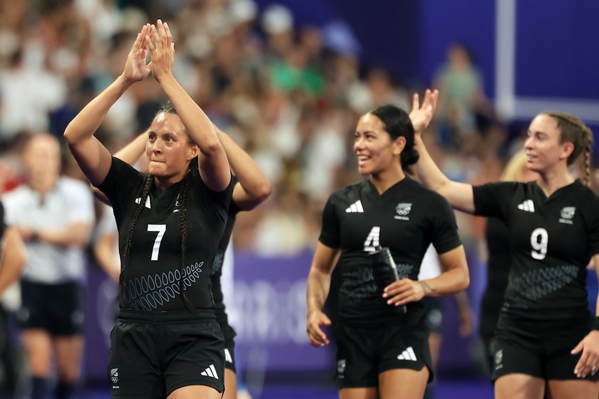 Tyla King (left) will return to the Dragons after winning a second Olympic gold medal with the Black Ferns