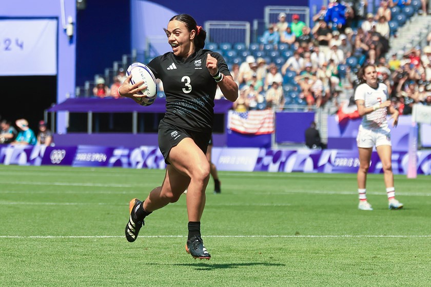 Broncos recruit Stacey Waaka scored the winning try for New Zealand in the Olympic Rugby 7s final. 