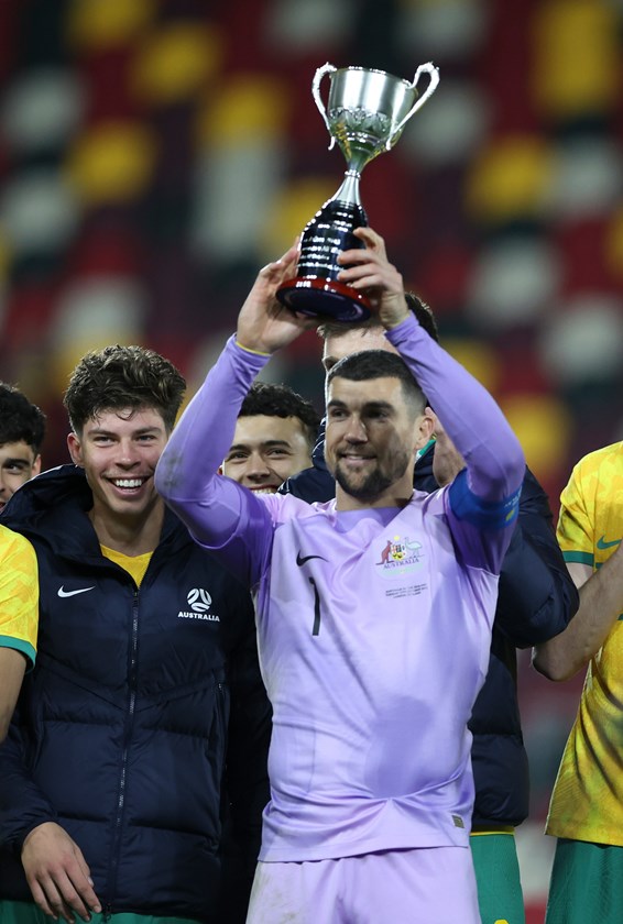 Socceroos captain Maty Ryan after the 2023 match against the All Whites.