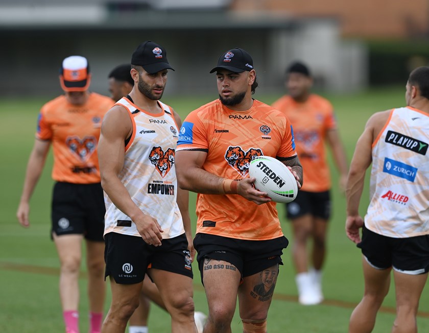 Royce Hunt is one of the Wests Tigers recruits who have begun training ahead of schedule.