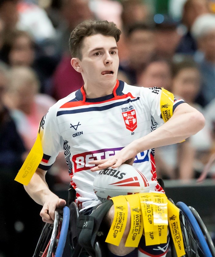 England's Rob Hawkins has continued his rapid development in Wheelchair Rugby League by winning the 2024 IRL Golden Boot.