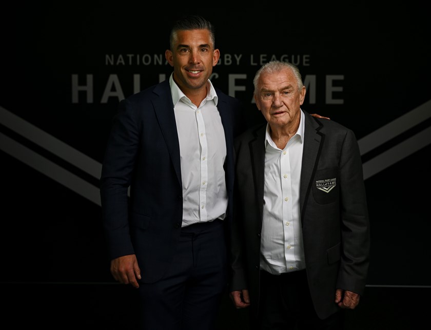 Braith Anasta and George Piggins, the uncle he grew up admiring