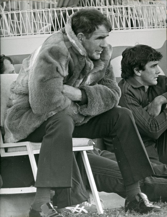 Jack Gibson's fur coat became almost as famous as his coaching exploits.