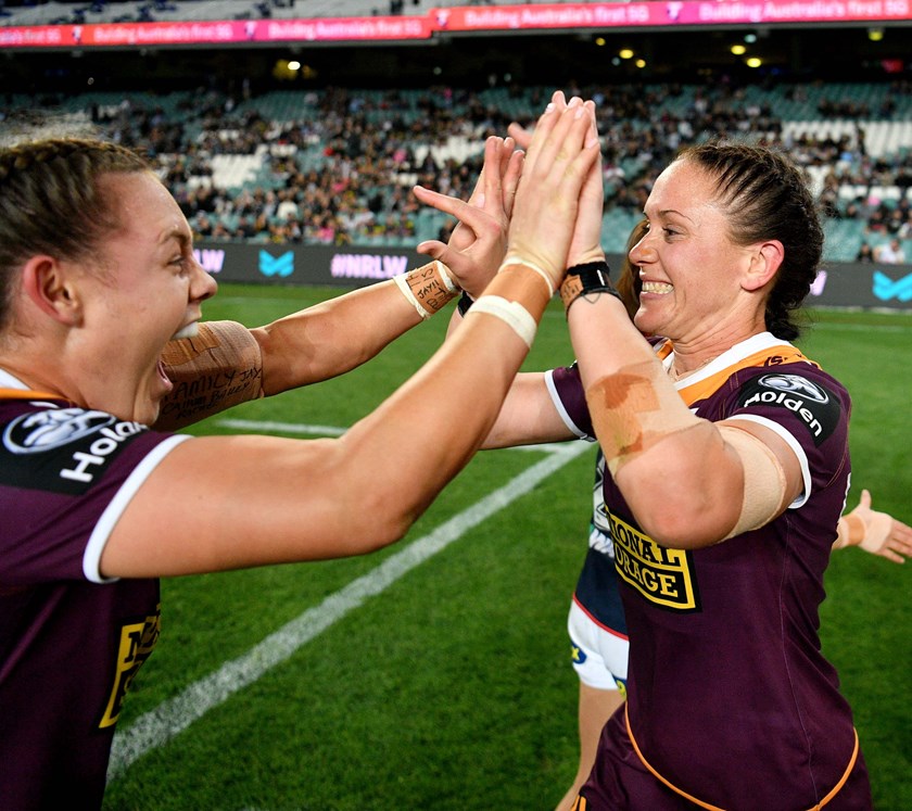 New Dragons recruit Brittany Breayley tasted NRLW glory with Brisbane.